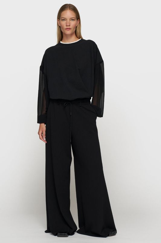 10 DAYS PANTS WIDE LEG CREPE