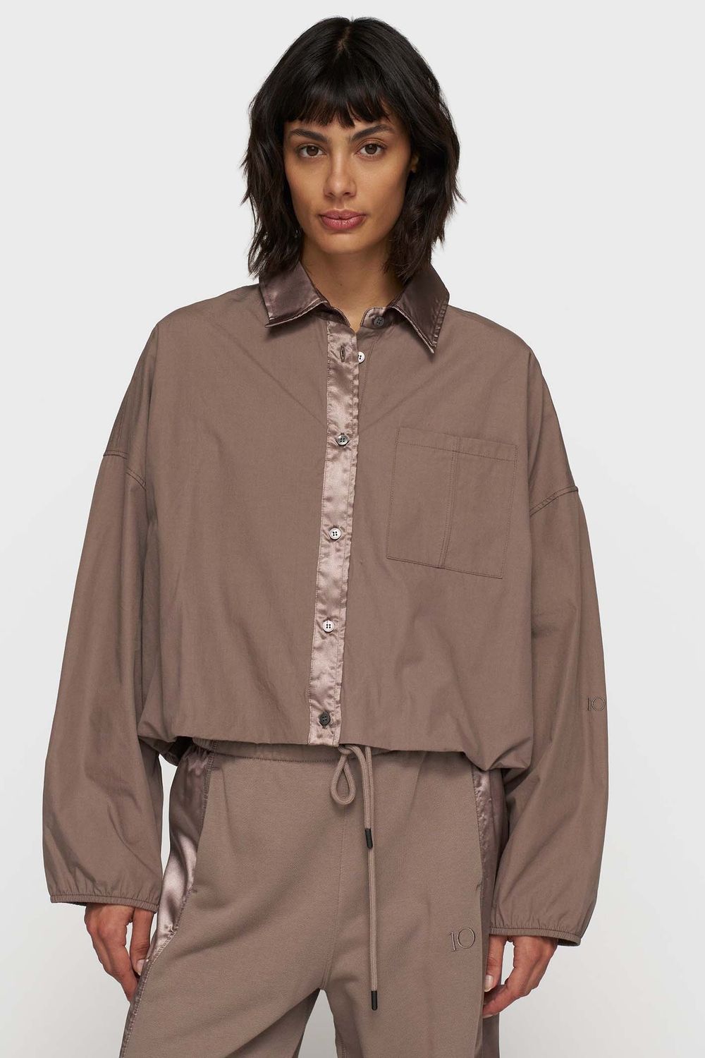 10 DAYS CROPPED BLUSE SMOKING