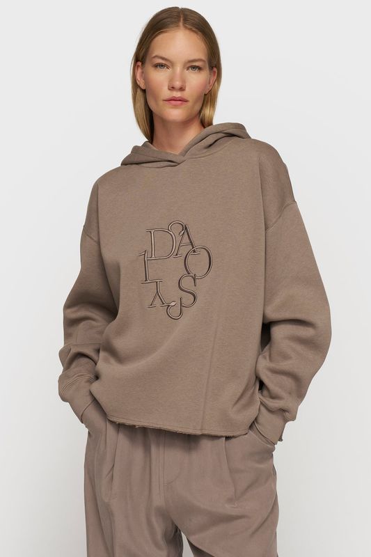 10 DAYS STATEMENT HOODIE EMBRO