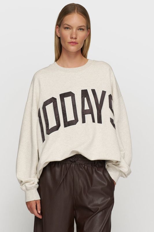 10 DAYS BASEBALL SWEATER