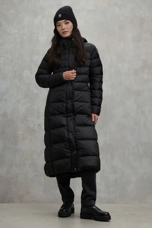 BLAUER DAUNENMANTEL ANITA