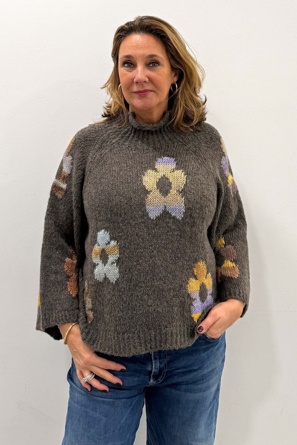 ENOIR PULLOVER FLOWERS