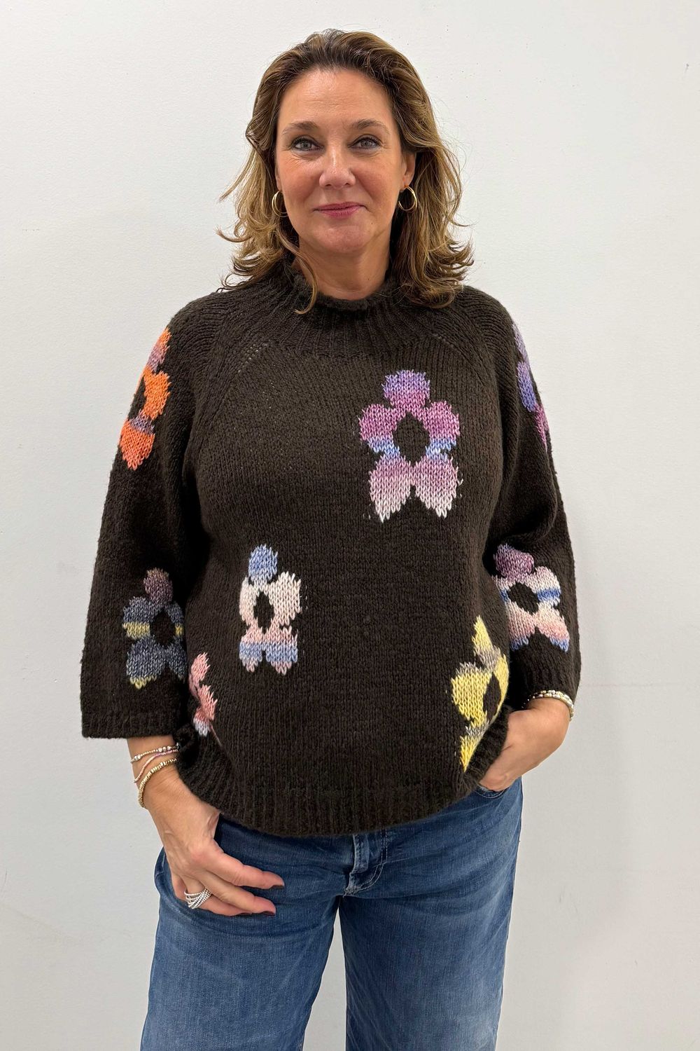 ENOIR PULLOVER FLOWERS