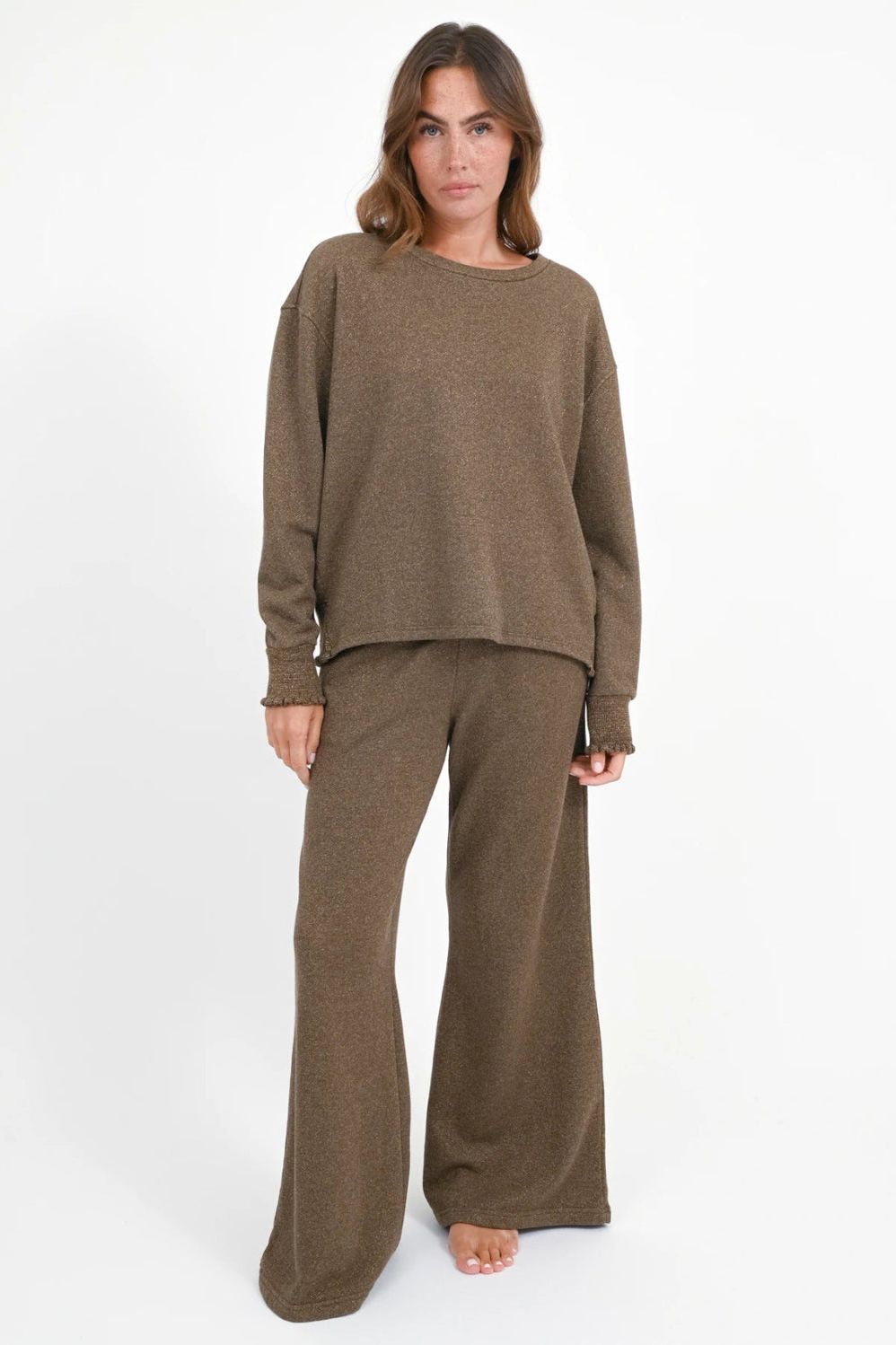 LOVE JOY VICTORY GLITZER-SWEATPANT LELY