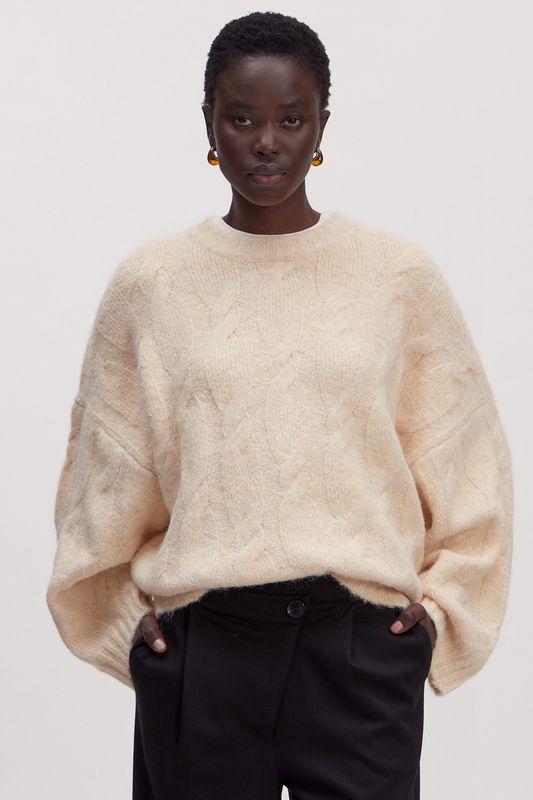 EDITED PULLOVER CAMELLIA