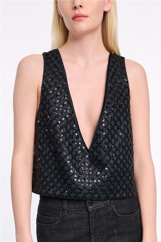 DOROTHEE SCHUMACHER TOP SPARKLING STATEMENT