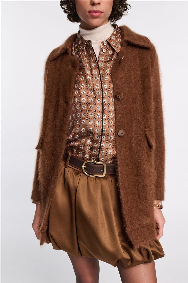 DOROTHEE SCHUMACHER STRICK-JACKE FLUFFY STATEMENT