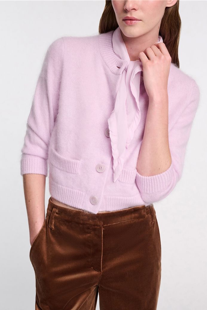 DOROTHEE SCHUMACHER STRICK-JACKE FLUFFY STATEMENT