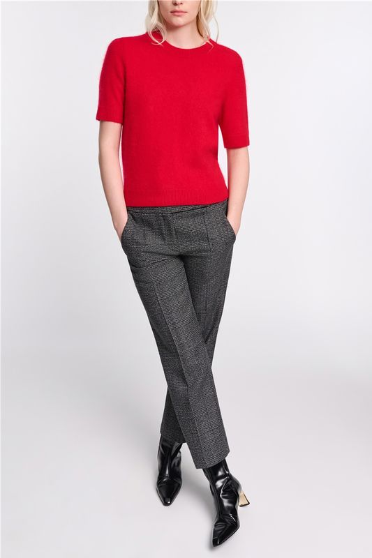 DOROTHEE SCHUMACHER KURZARM-PULLOVER FLUFFY STATEMENT