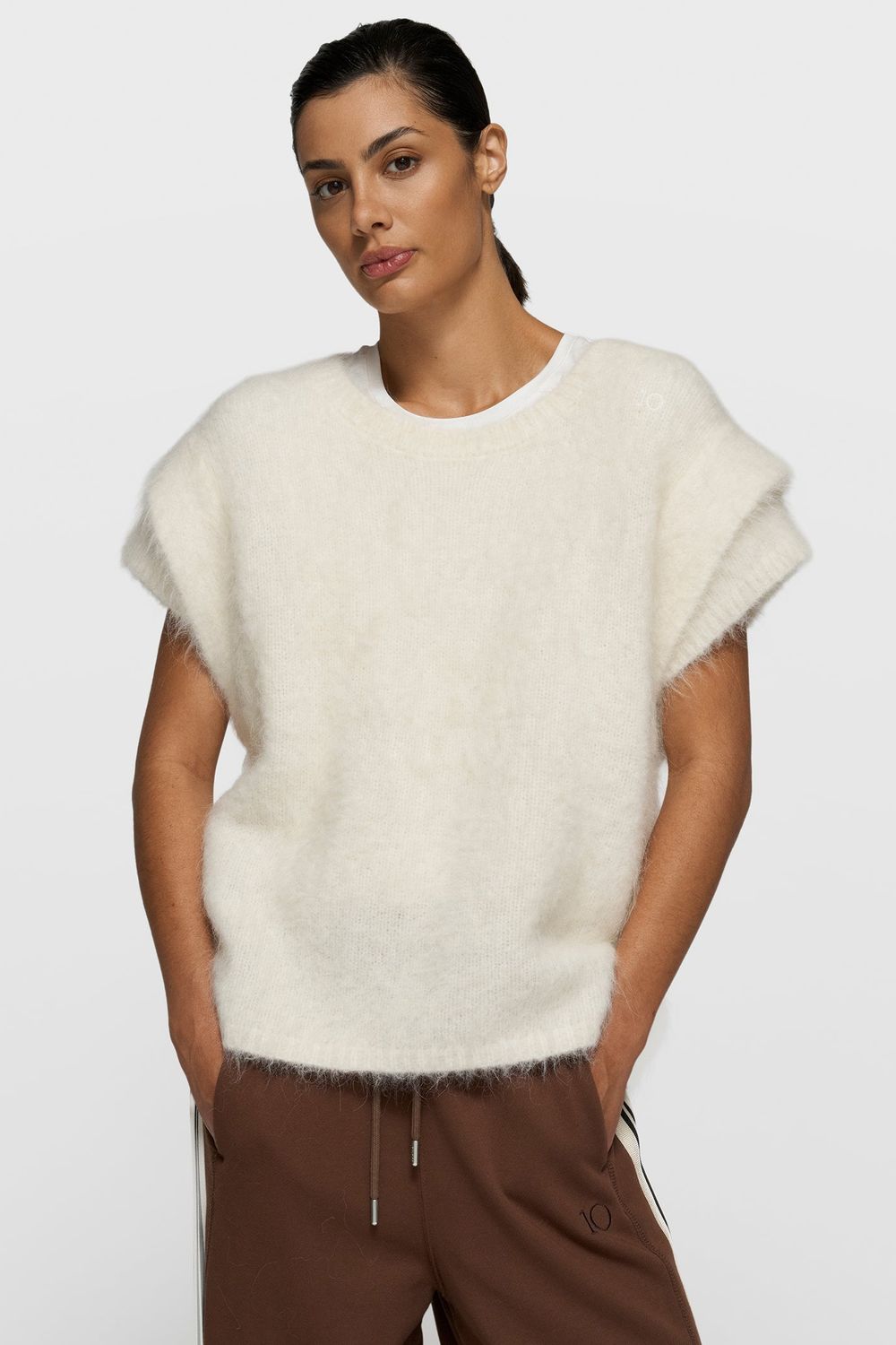 10 DAYS SLEEVELESS KNIT SWEATER