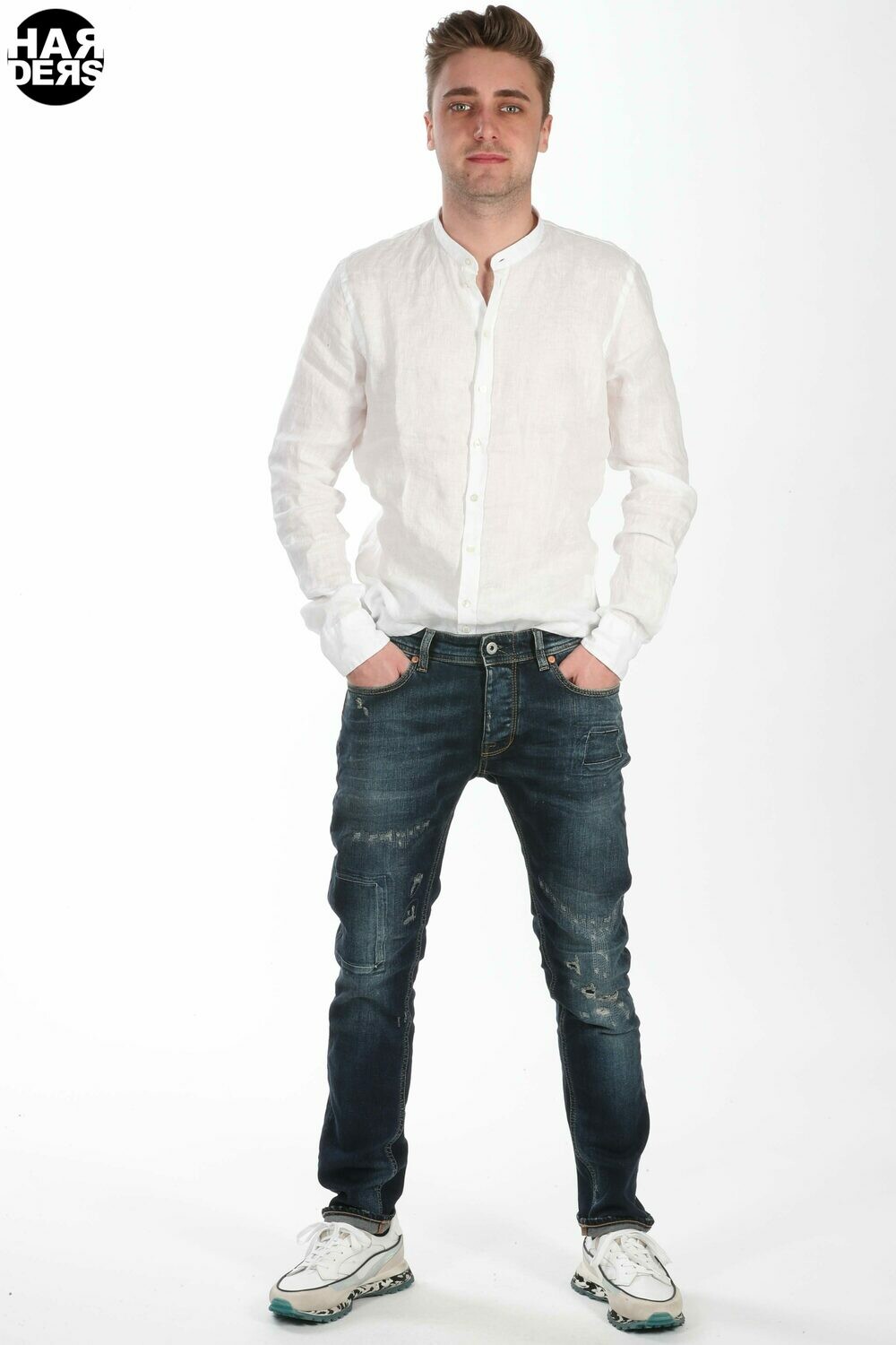 Taylor Tweed Jeans Phantom