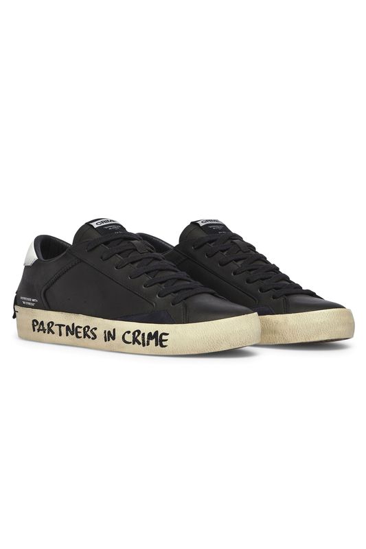 CRIME LONDON SNEAKER DISTRESSED GRAFFITI