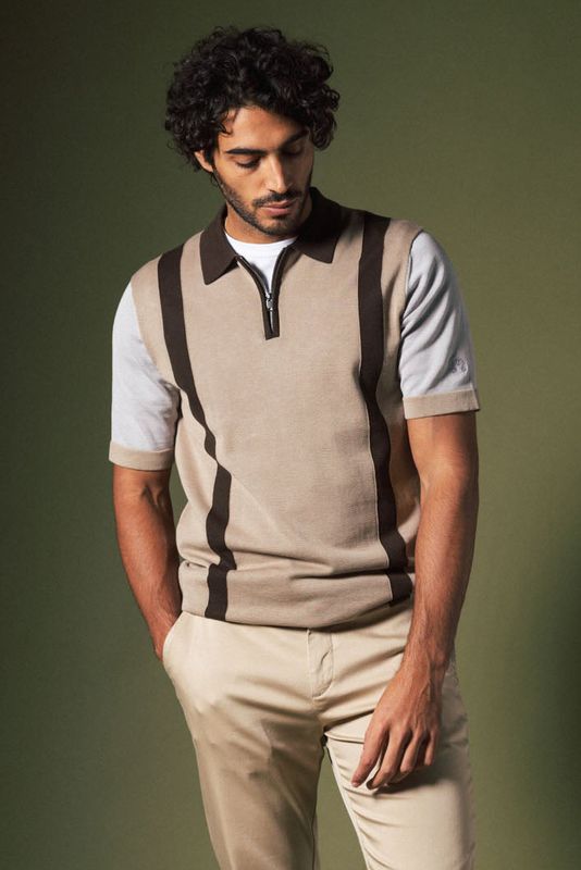 MOS MOSH STRICK-POLO MMGJUSTIN