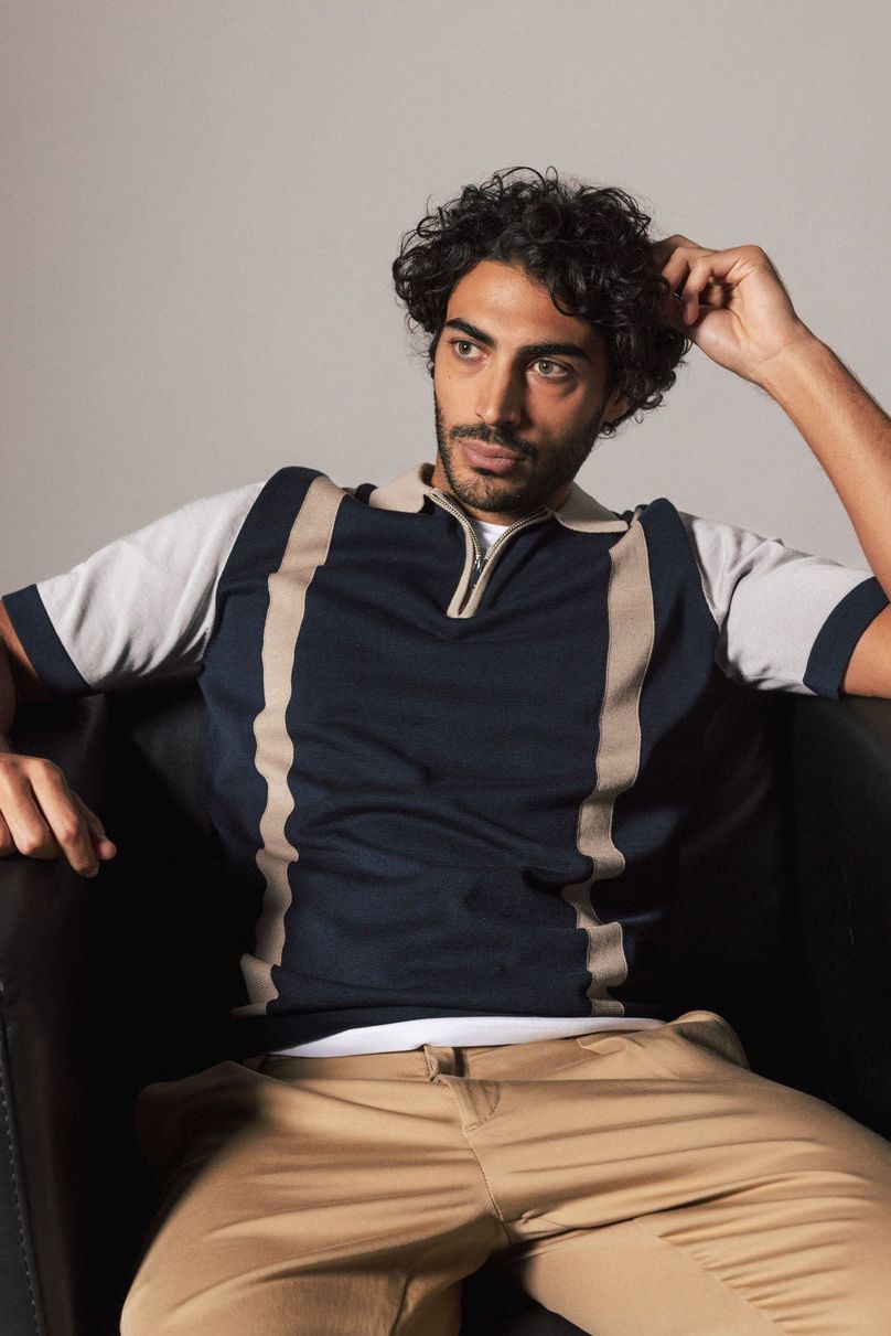 MOS MOSH STRICK-POLO MMGJUSTIN