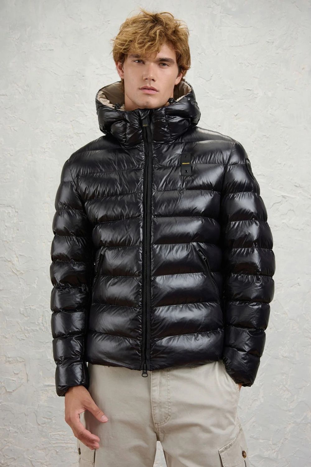 BLAUER DAUNENJACKE ADAMS