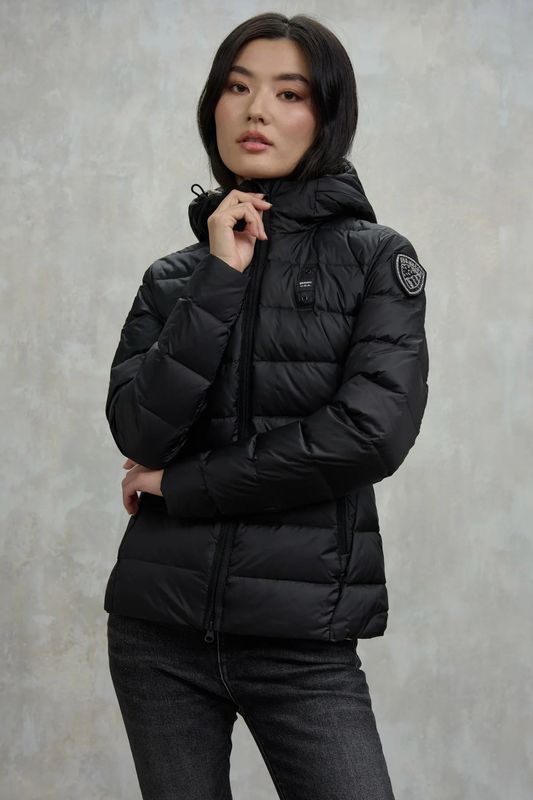 BLAUER DAUNENJACKE CHARME