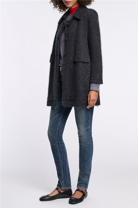 DOROTHEE SCHUMACHER STRICK-JACKE FLUFFY STATEMENT