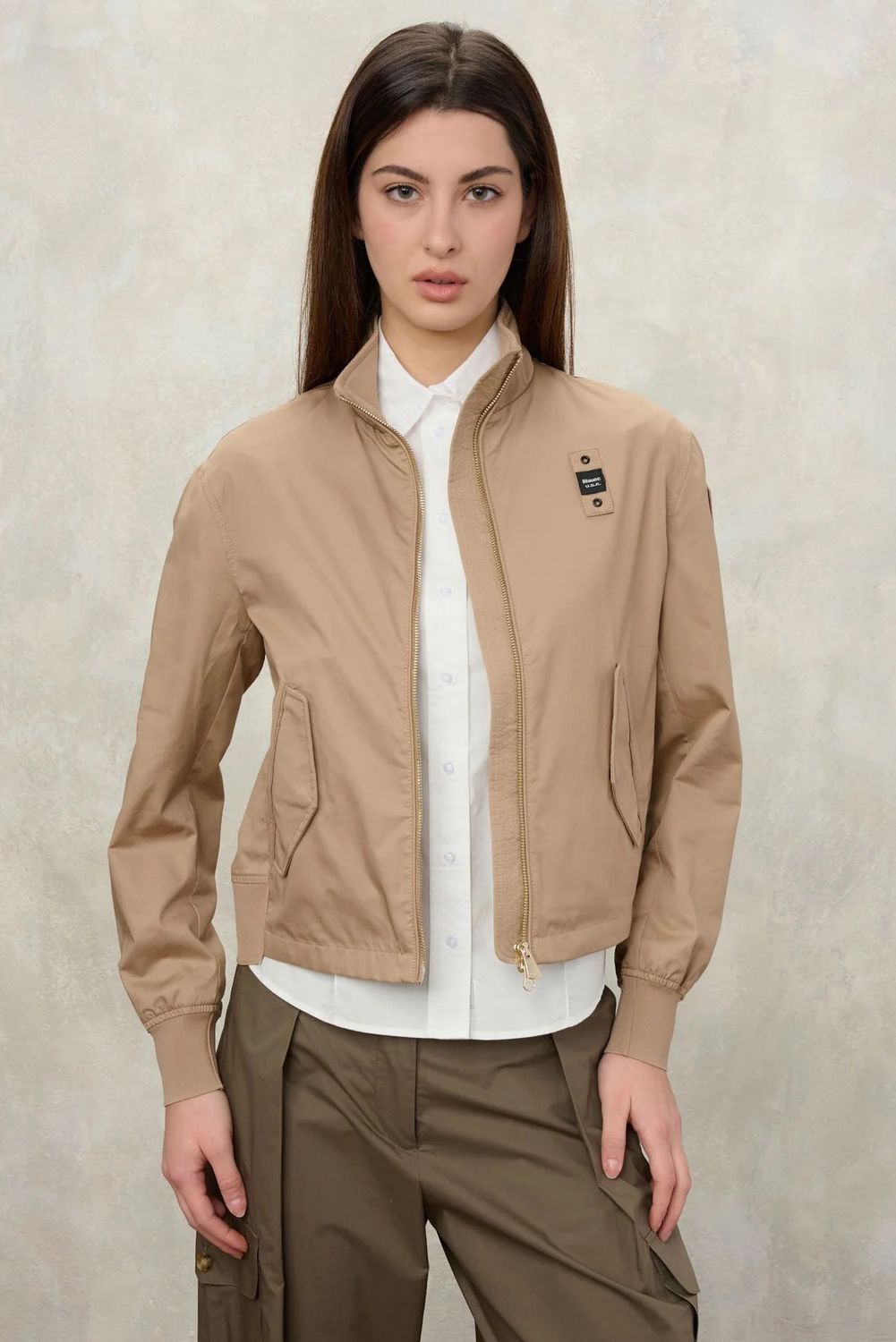 BLAUER BLOUSONJACKE KARNEYED