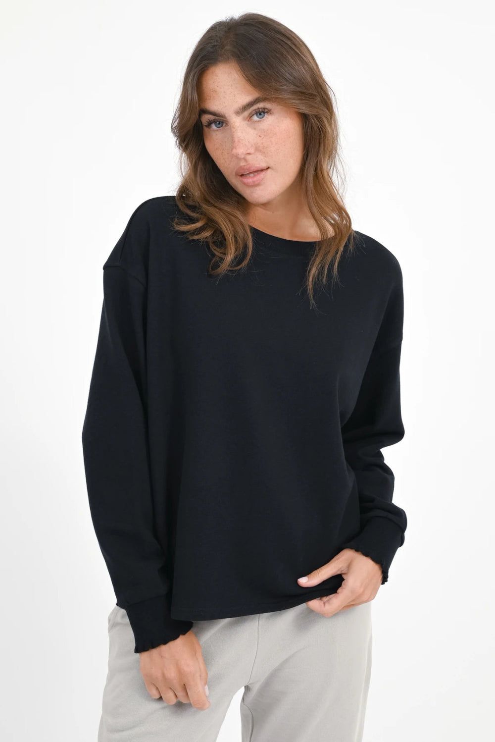 LOVE JOY VICTORY SWEATER ROSE