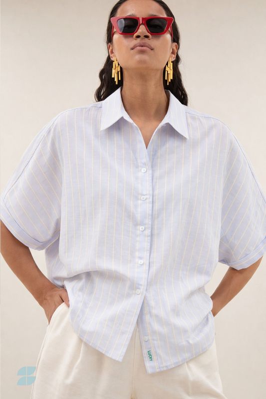 BY-BAR BLUSE SUNNY STRIPE