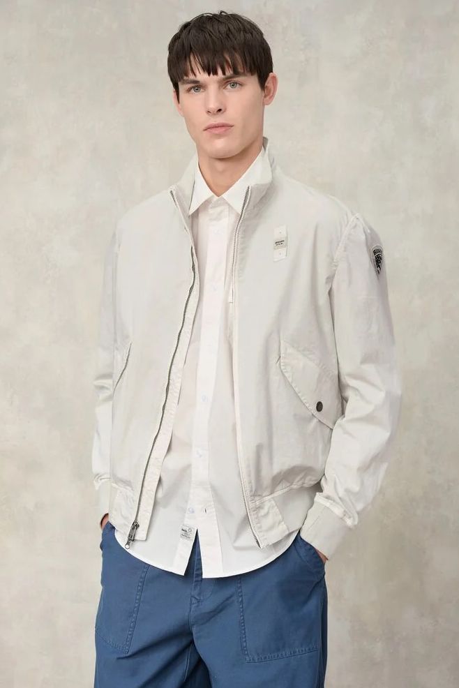 BLAUER BOMBERJACKE BADGER