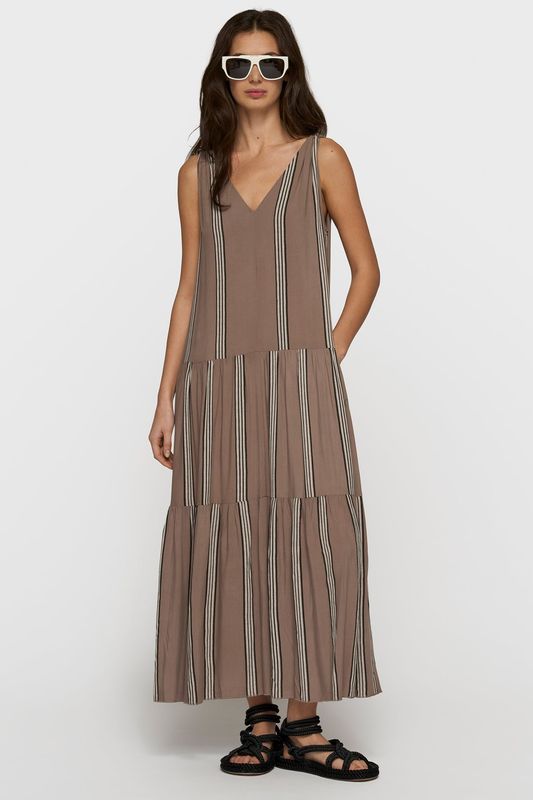 10 DAYS FLOWY MAXI DRESS STRIPES