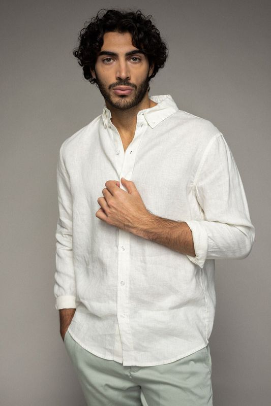 MOS MOSH LEINENHEMD MMGTHEO