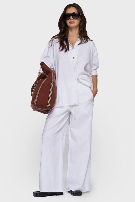 10 DAYS PANTS COTTON LINEN