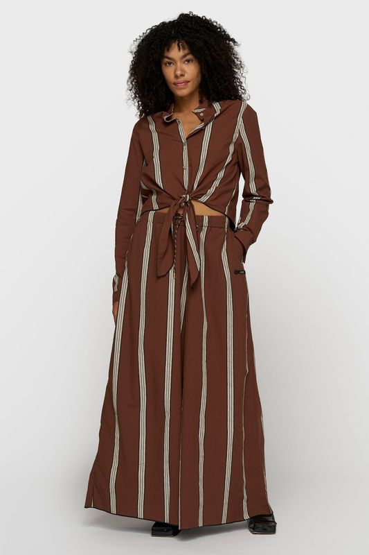 10 DAYS PANTS WIDE LEG STRIPES