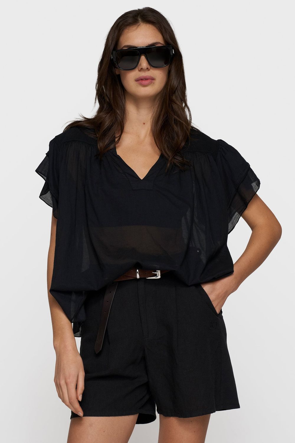 10 DAYS A-LINE RUFFLE TOP