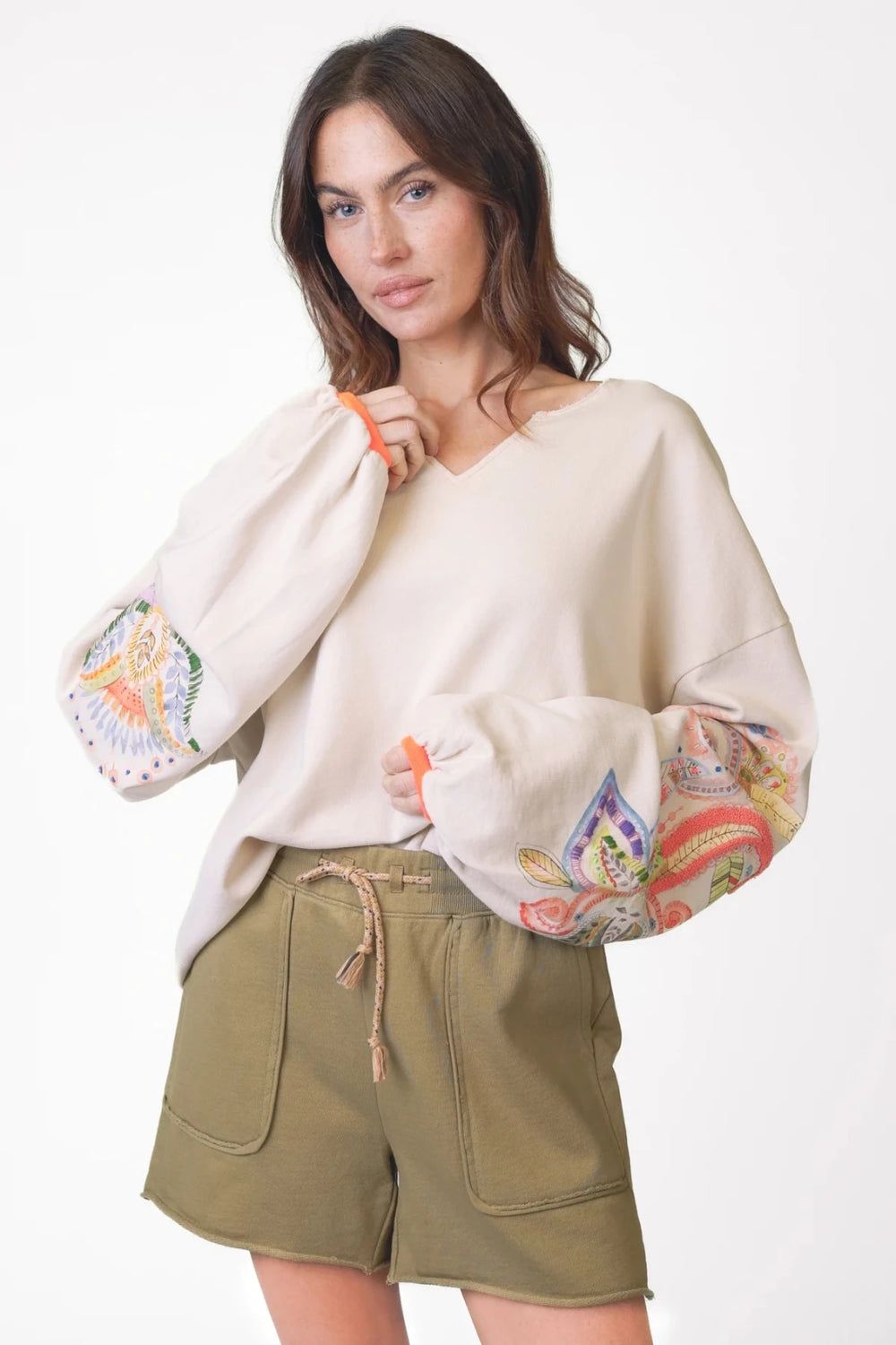 LOVE JOY VICTORY SWEATER ALAMOSA