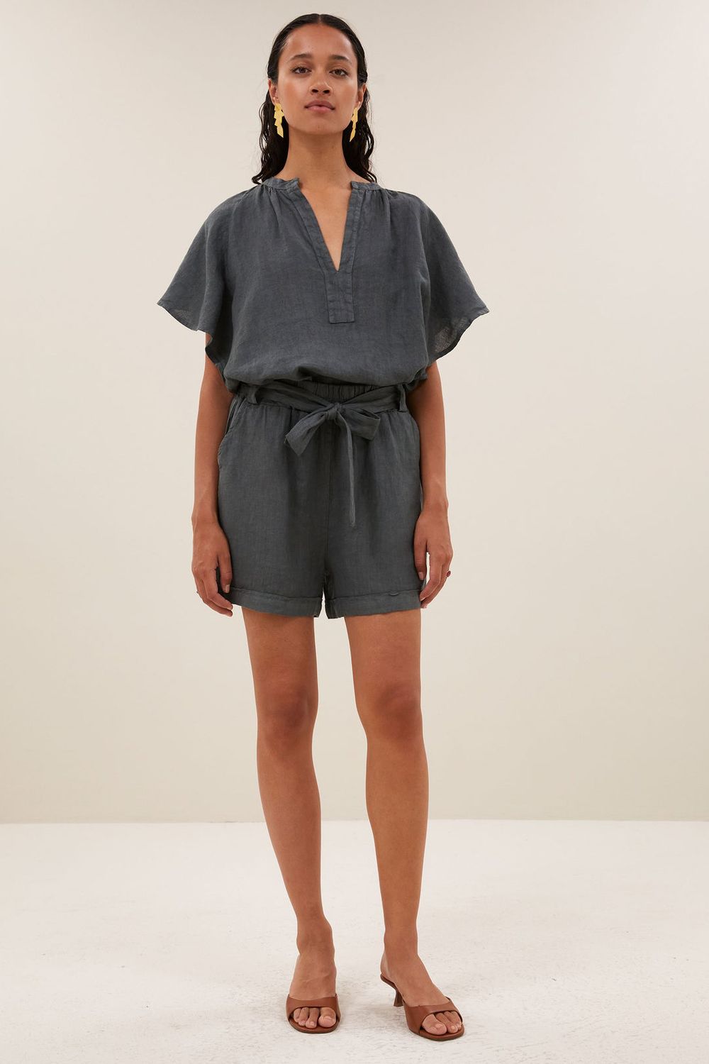 BY-BAR LEINEN-SHORTS JUNE