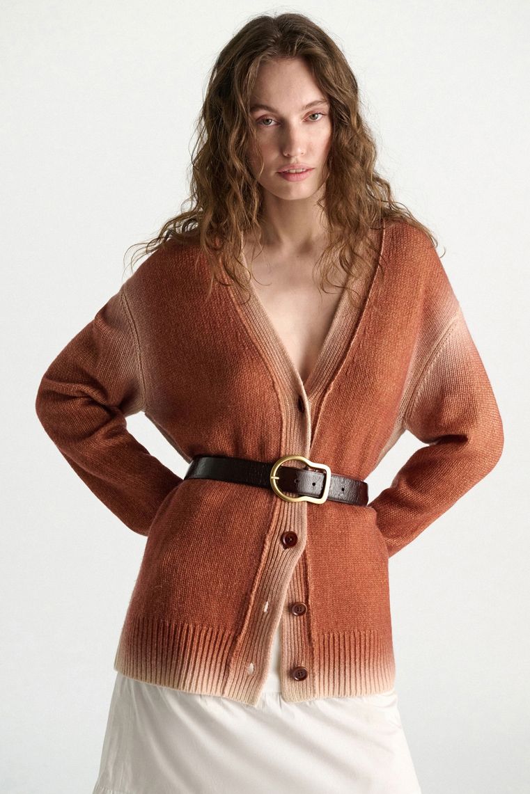 DOROTHEE SCHUMACHER CARDIGAN STATEMENT POPPY
