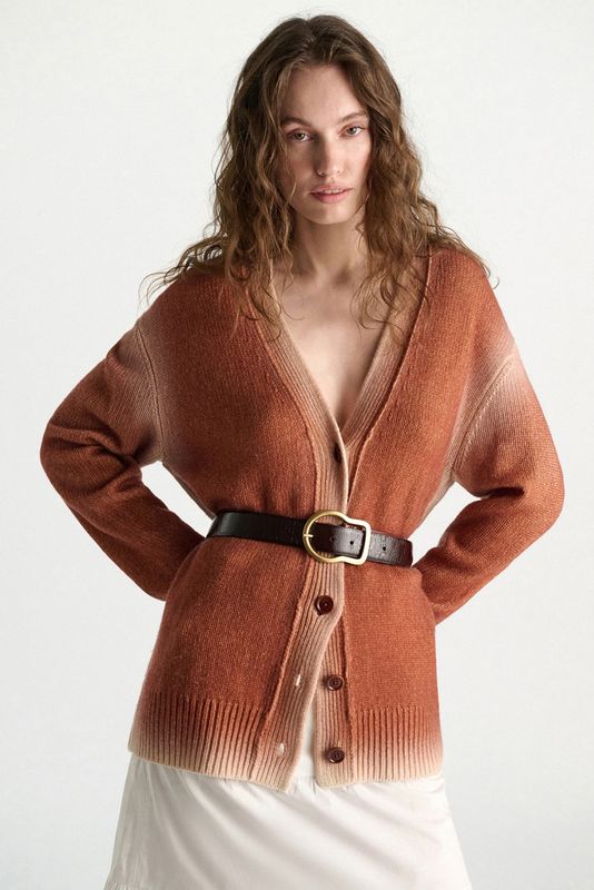 DOROTHEE SCHUMACHER CARDIGAN STATEMENT POPPY