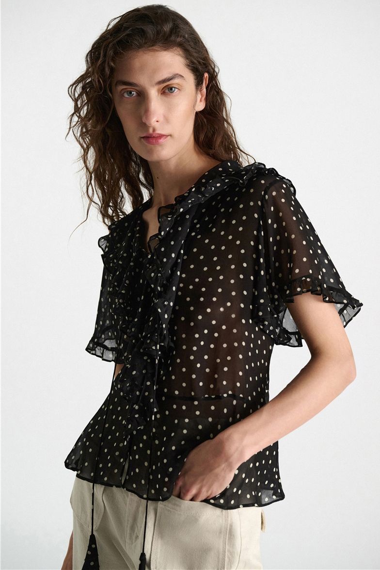DOROTHEE SCHUMACHER BLUSE DANCING DOTS