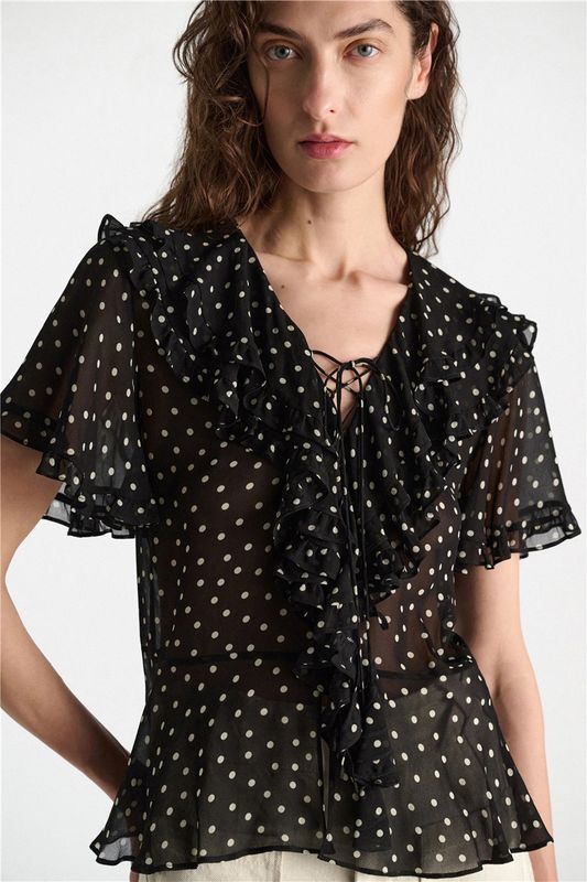 DOROTHEE SCHUMACHER BLUSE DANCING DOTS