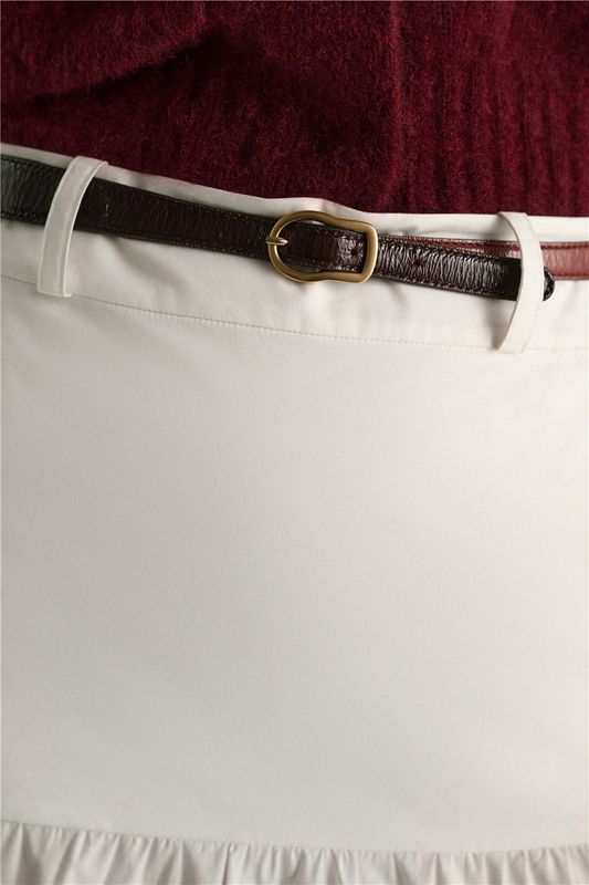 DOROTHEE SCHUMACHER SKINNY BELT CRACKLE SHINE