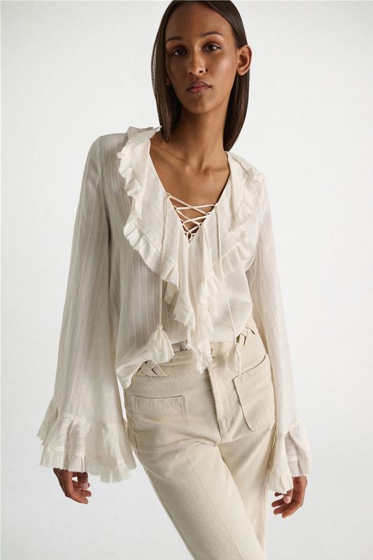 DOROTHEE SCHUMACHER BLUSE SOFT STRIPES