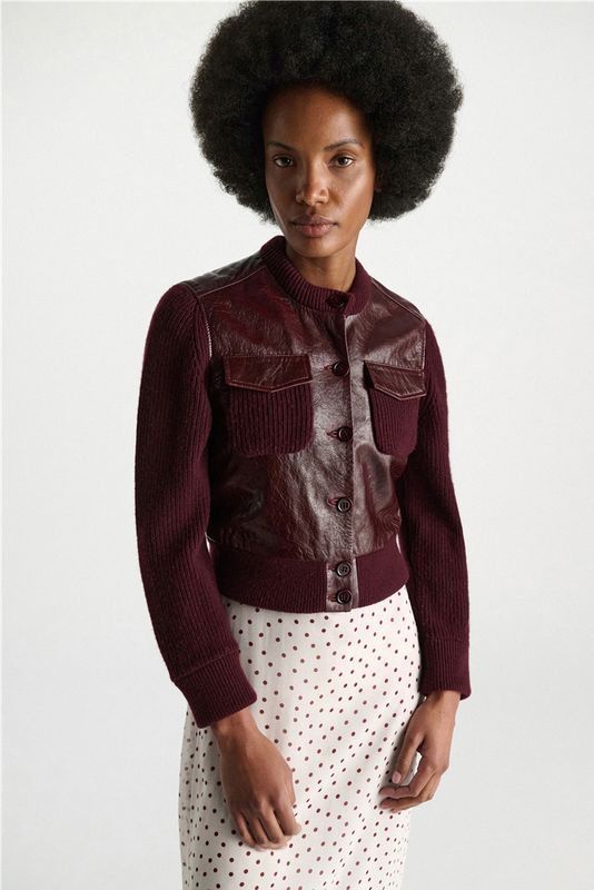 DOROTHEE SCHUMACHER LEDERJACKE IT´S A MATCH