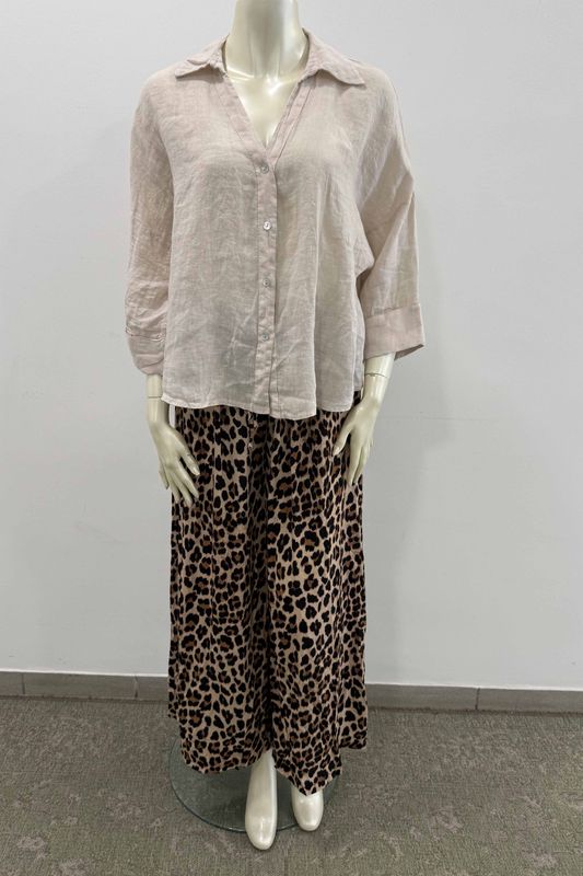 ENOIR LEINEN-BLUSE
