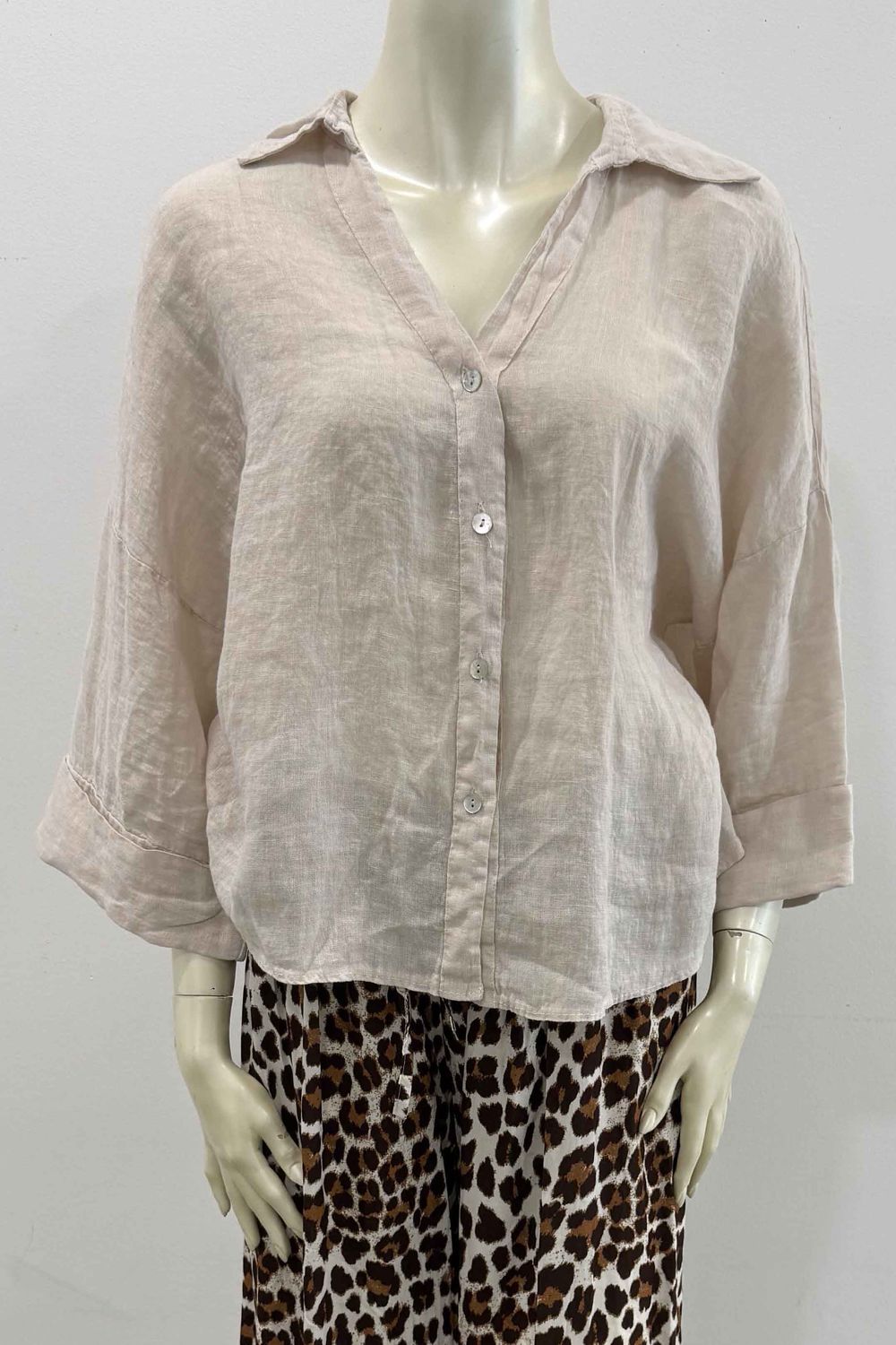 ENOIR LEINEN-BLUSE