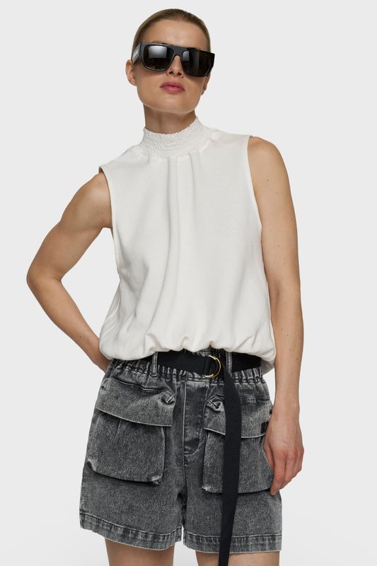 10 DAYS SMOCKED TOP