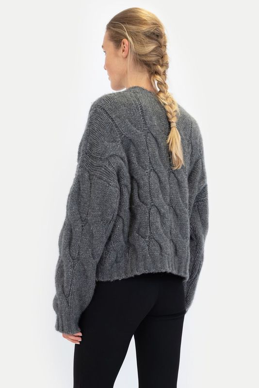 ANNA V BERG PULLOVER DAPHNE CABLE