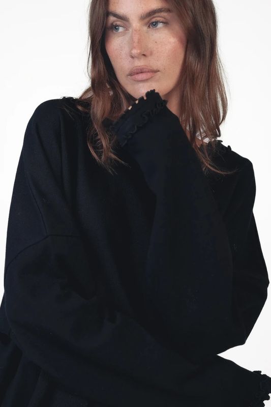 LOVE JOY VICTORY SWEATER VIOLA