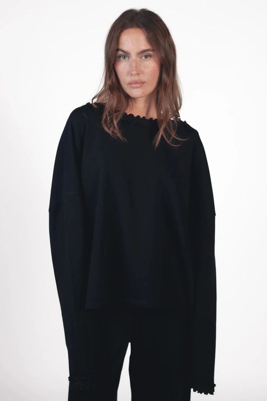 LOVE JOY VICTORY SWEATER VIOLA