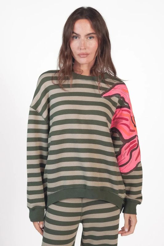 LOVE JOY VICTORY WENDE-SWEATER HONI