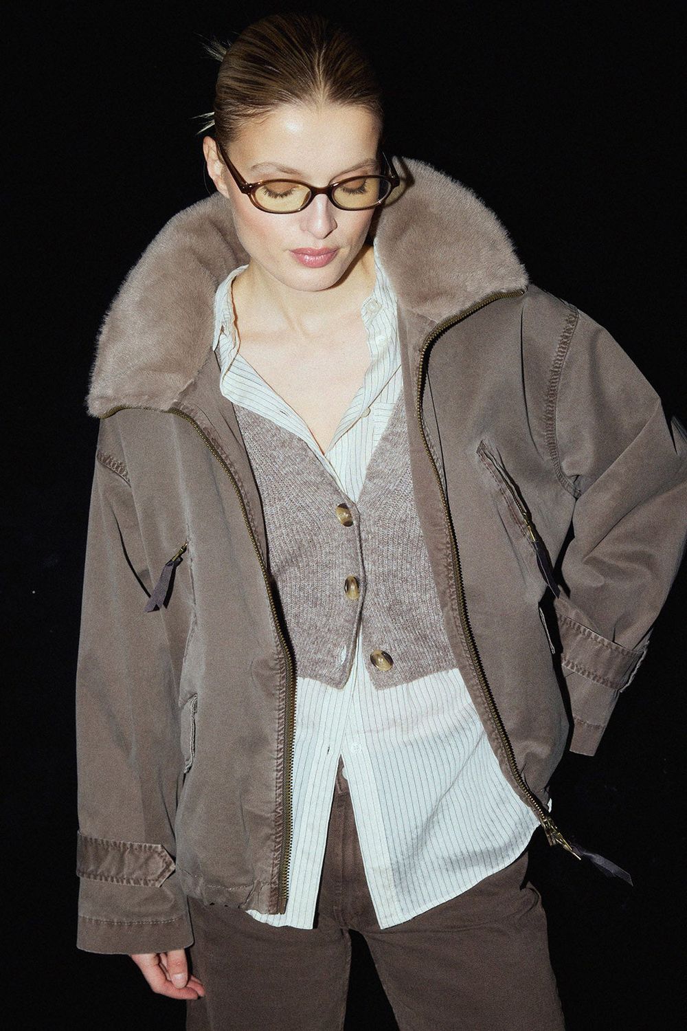 BLONDE NO.8 KURZPARKA TYRA