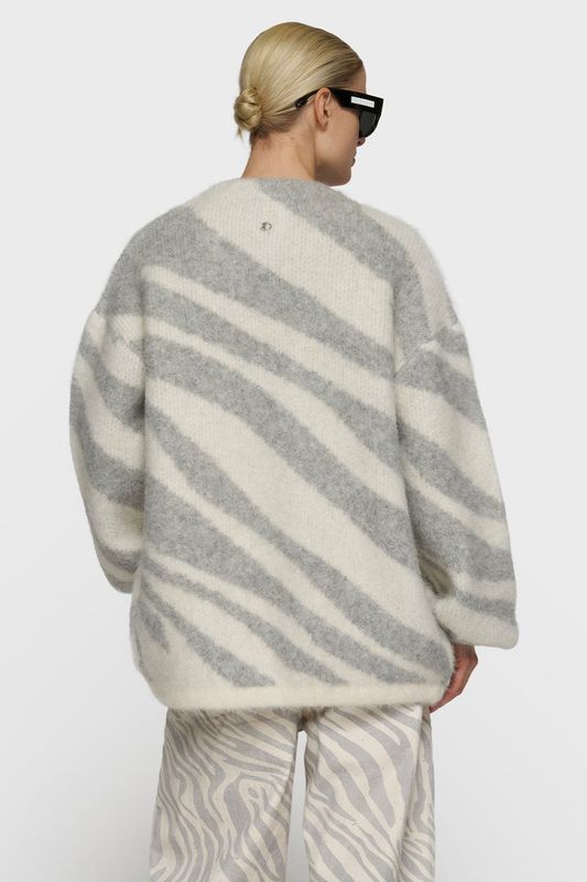 10 DAYS CARDIGAN ZEBRA