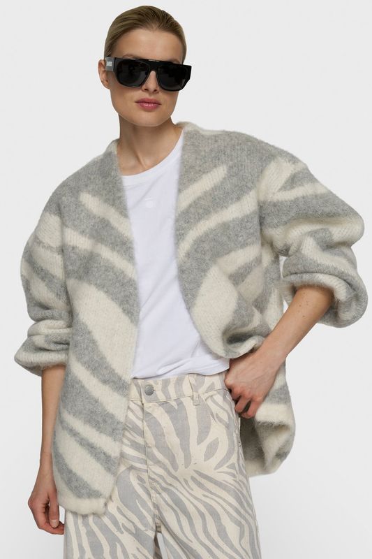 10 DAYS CARDIGAN ZEBRA