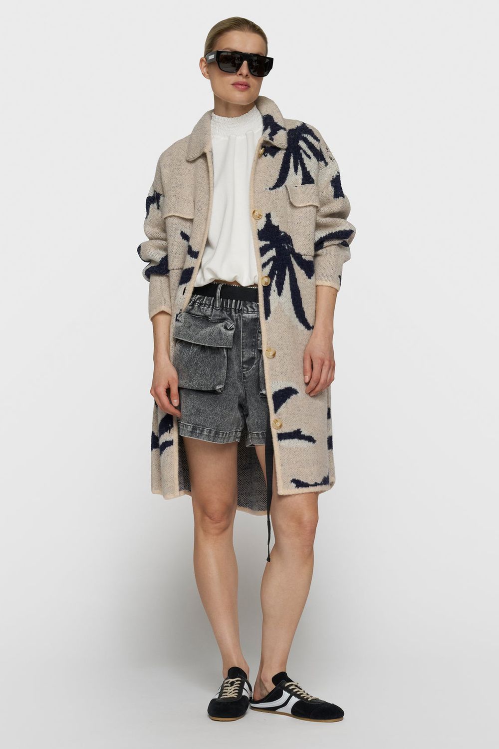 10 DAYS LONG-CARDIGAN FLOWER